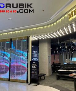 Màn hình LED trong suốt P3.1 Nhà Hàng Meat And Meet