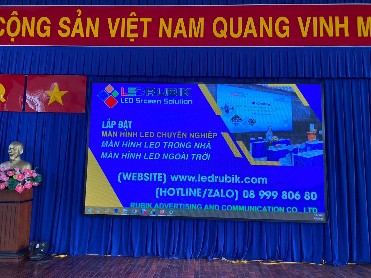 #1 Ứng dụng của Màn hình LED tại UBND và Cơ quan Nhà nước trong công tác chuyển đổi số