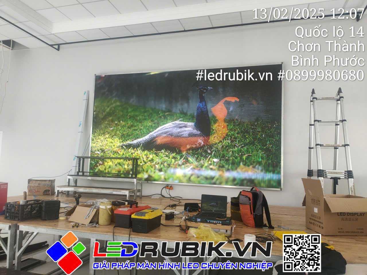Màn hình LED Nhà hàng tại Chơn Thành, Bình Phước